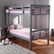 Baxton Studio Liam Grey Finished Wood Twin Size Bunk Bed 157-9633 - alternate 3